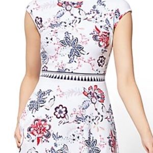 White floral dress